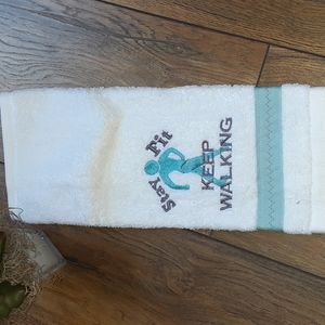 Gym/Workout embroidered towel